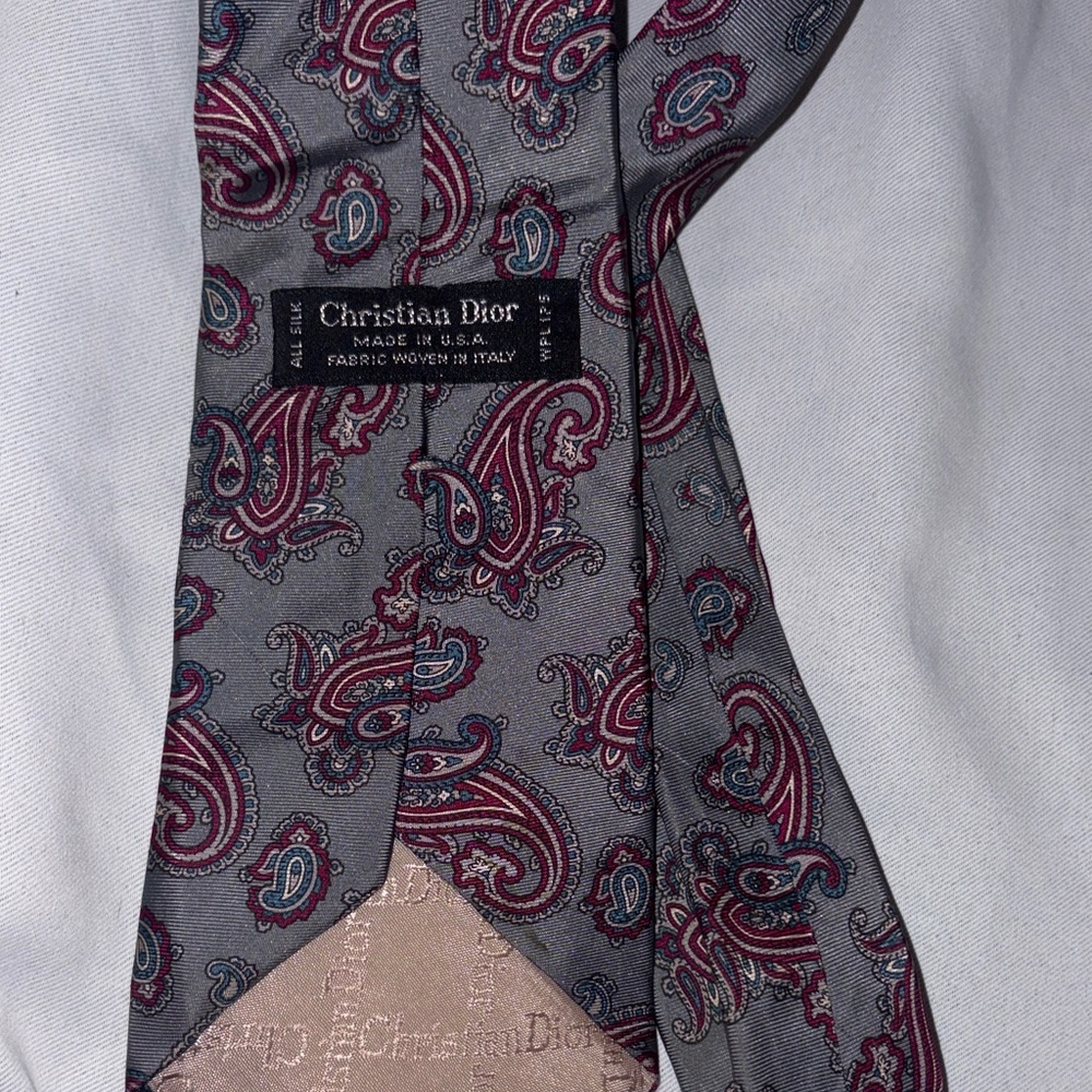 Dior tie 100% silk mens